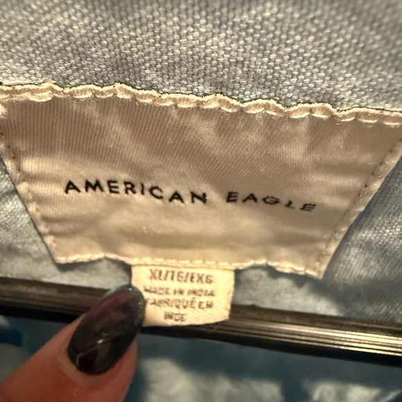 American Eagle Outfitters Blue Casual Button Down Shirt Size XL - Picture 3 of 3